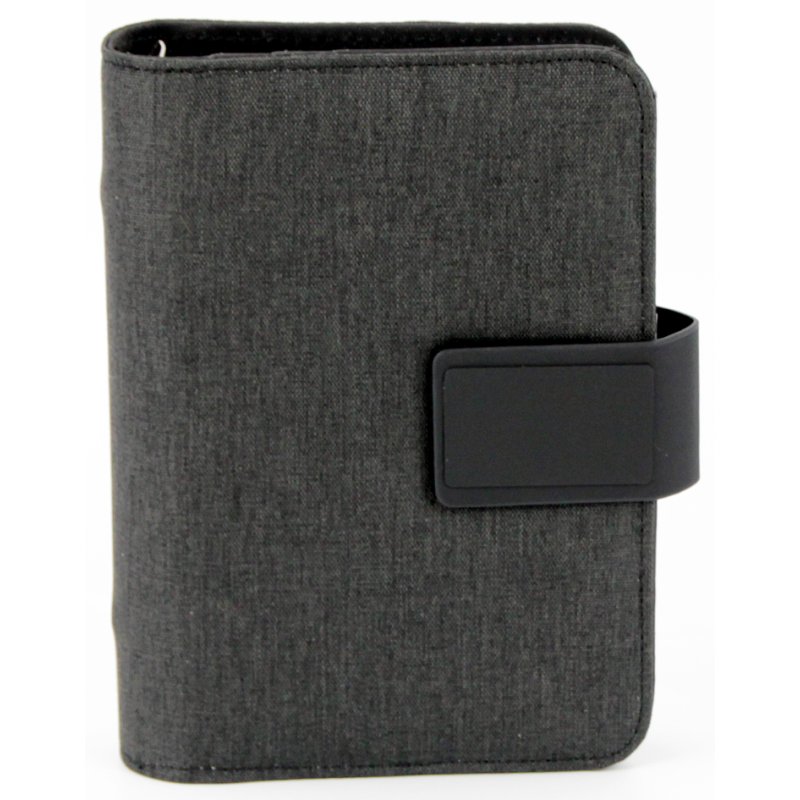 Stoppagendaherhalingssoftware Java, zonder kalender, A6-formaat, antracietkleurig.